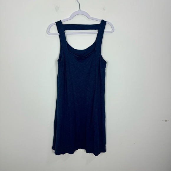 Horny Toad Toad & Co Navy Everyday Casual Tencel Organic Cotton Dress Size Large - Picture 3 of 9